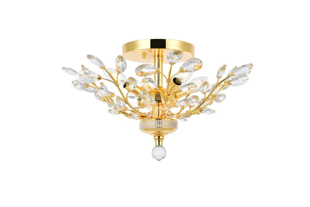 Elegant Lighting Four Light Flush Mount