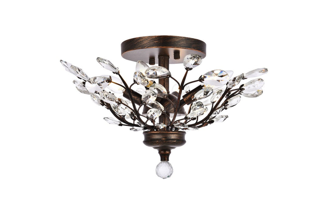 Elegant Lighting Four Light Flush Mount