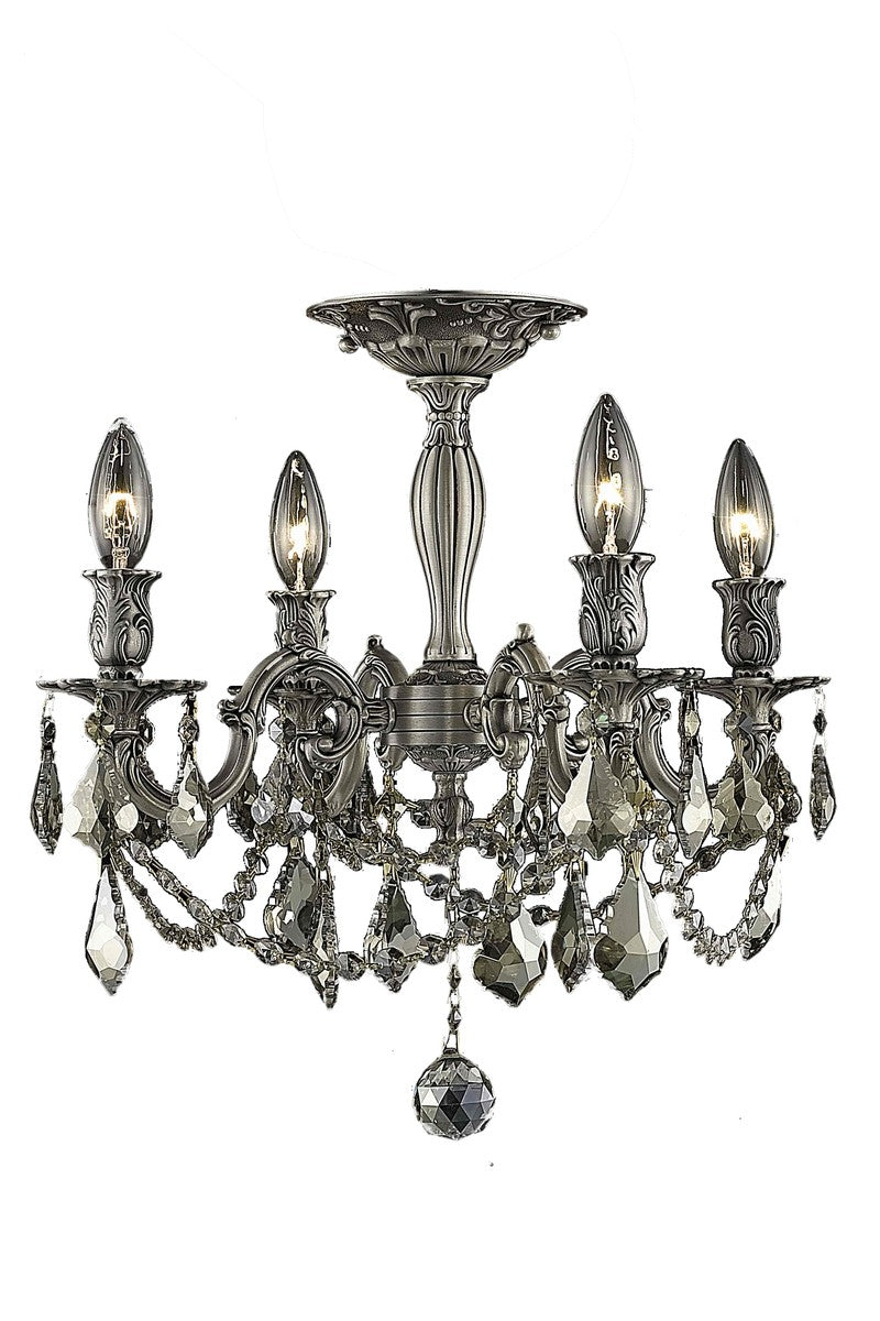 Elegant Lighting Four Light Flush Mount