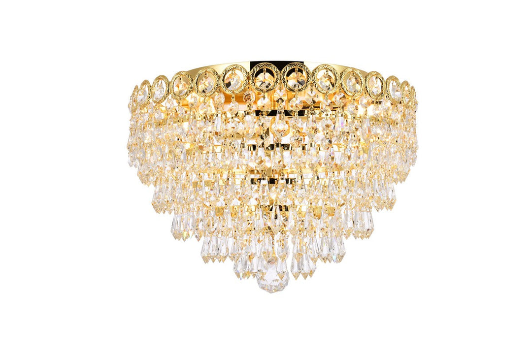 Elegant Lighting Four Light Flush Mount