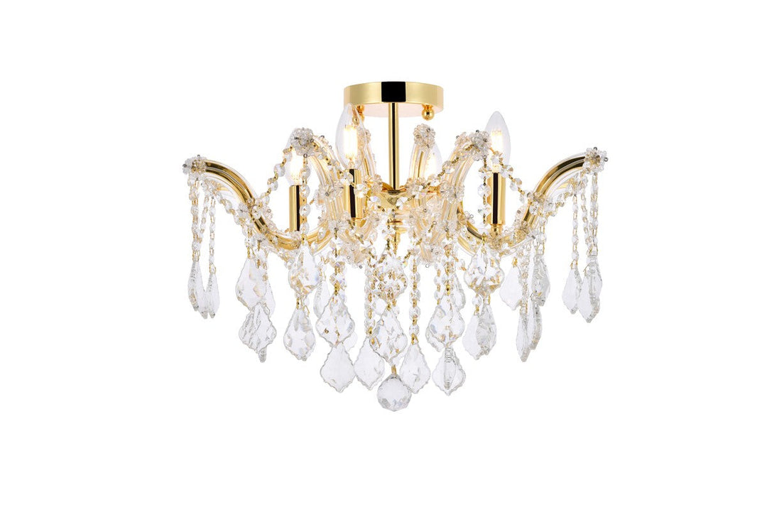 Elegant Lighting Four Light Flush Mount