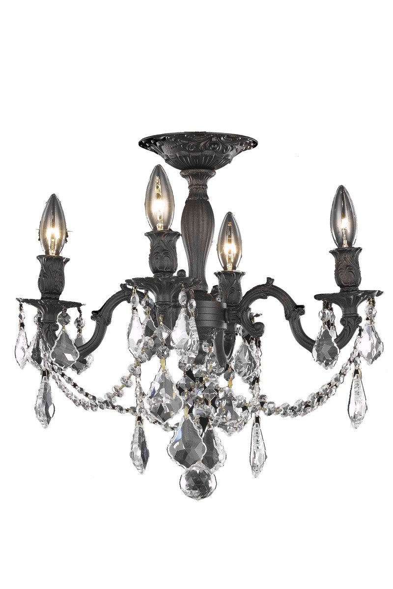 Elegant Lighting Four Light Flush Mount