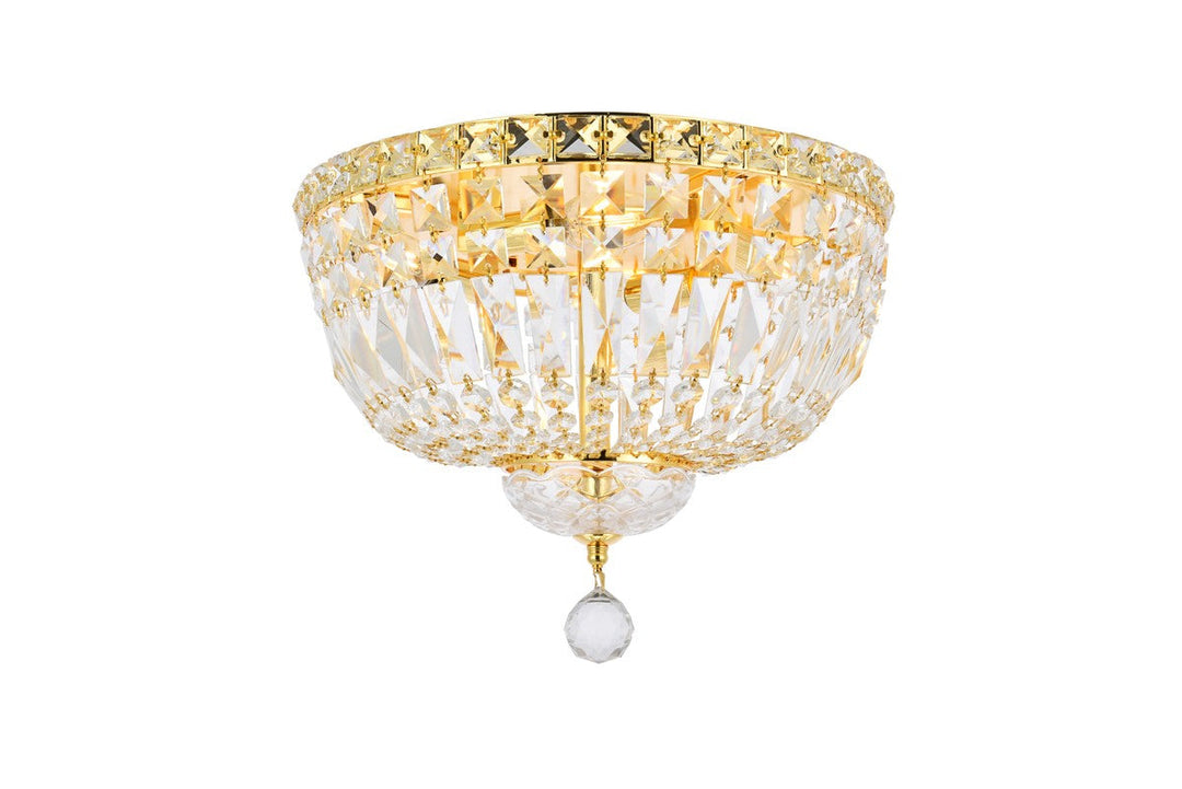 Elegant Lighting Four Light Flush Mount