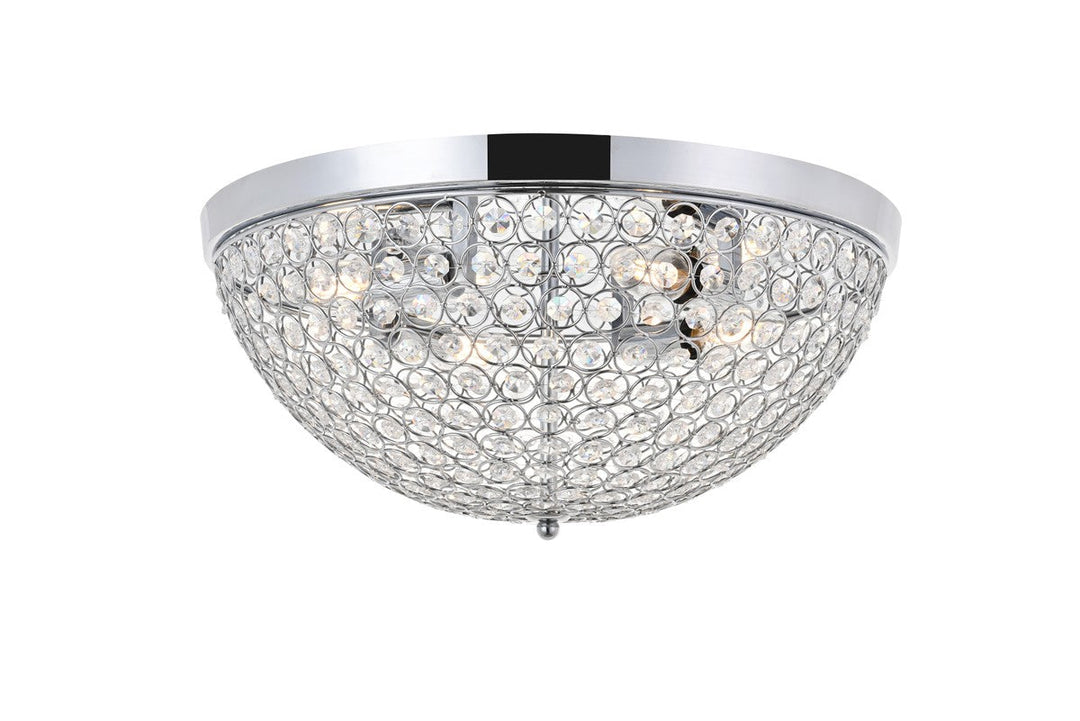 Elegant Lighting Four Light Flush Mount