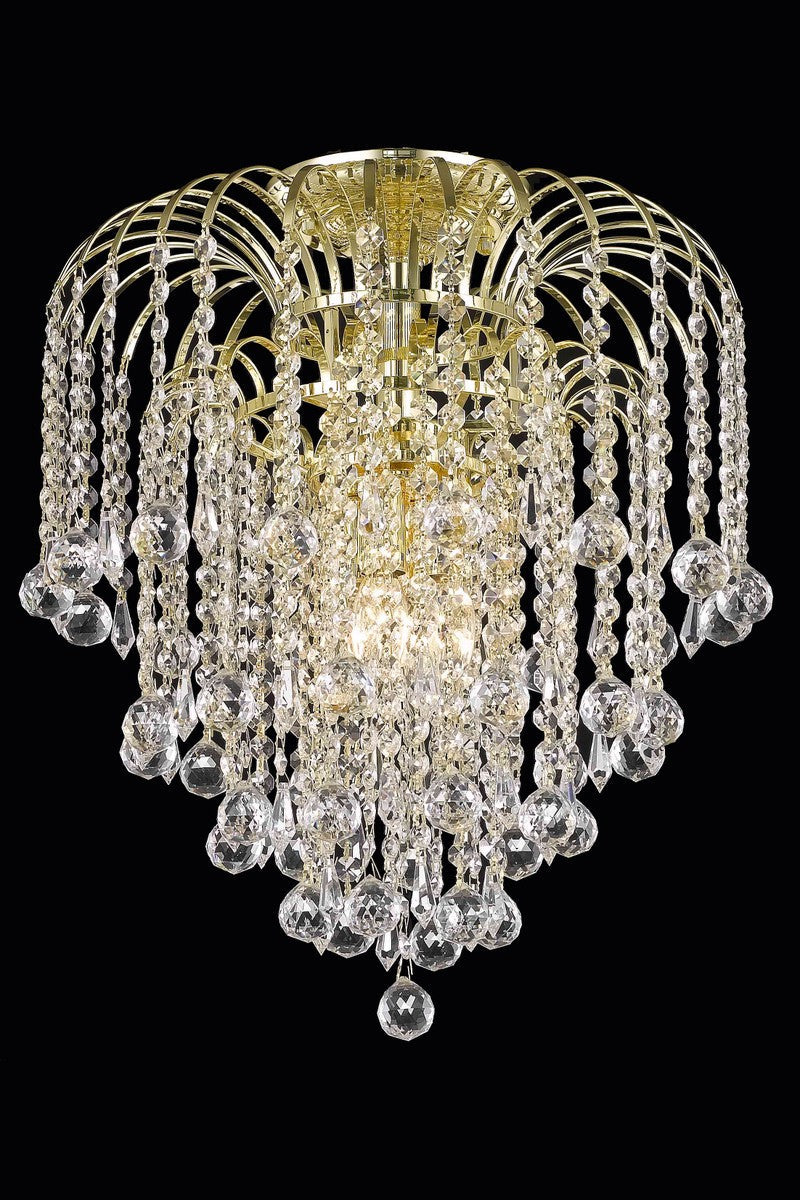 Elegant Lighting Four Light Flush Mount