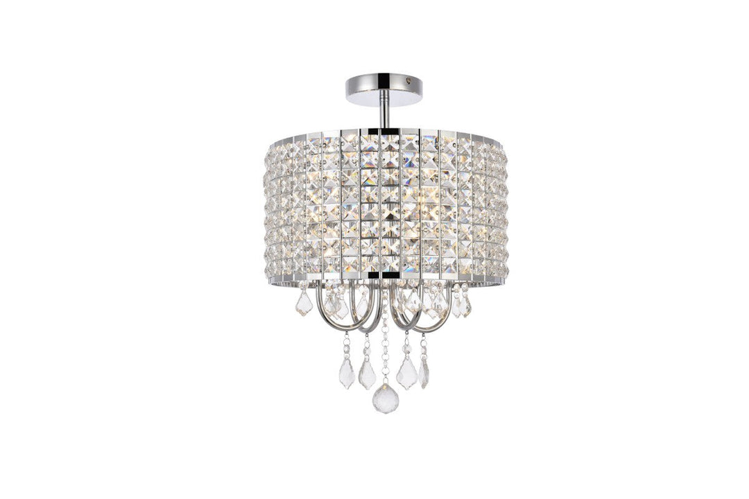 Elegant Lighting Four Light Flush Mount