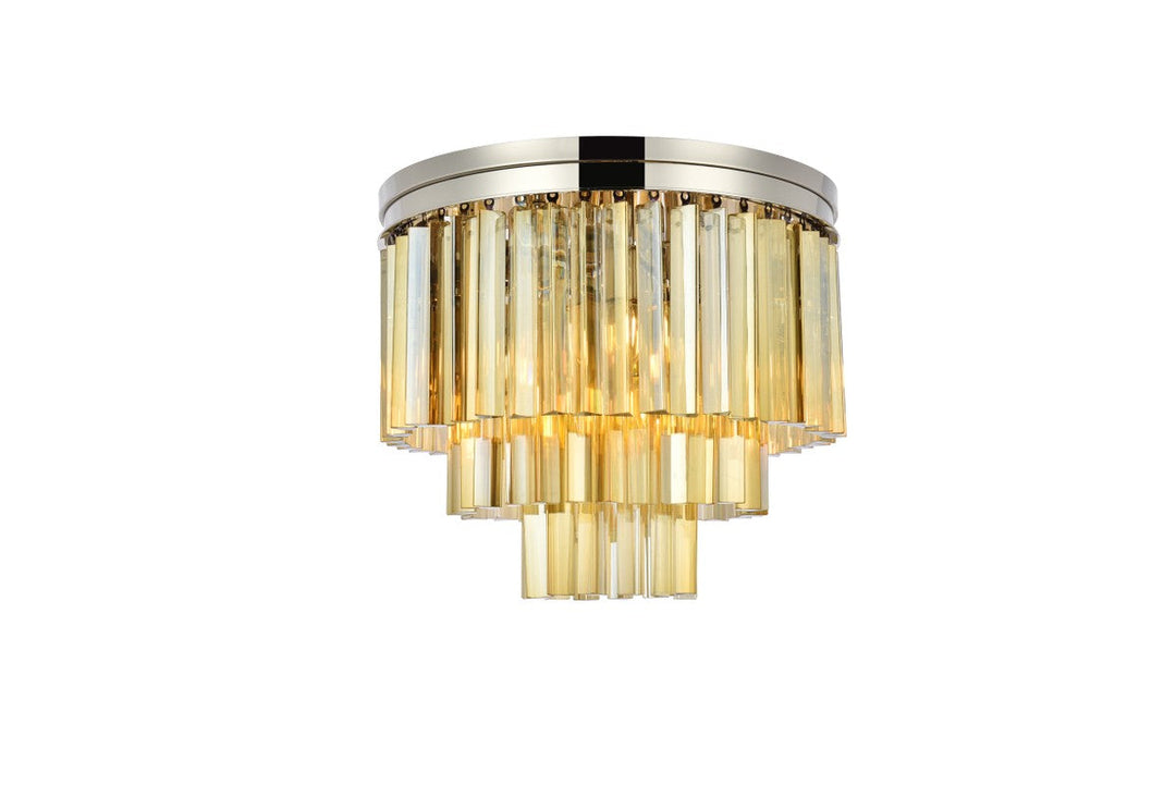 Elegant Lighting Nine Light Flush Mount