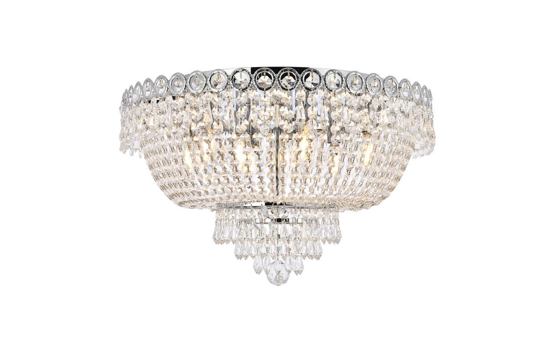 Elegant Lighting Nine Light Flush Mount