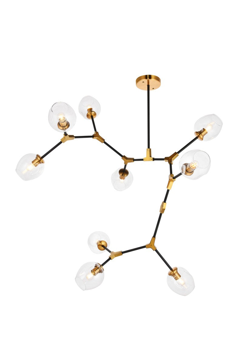 Elegant Lighting Nine Light Pendant