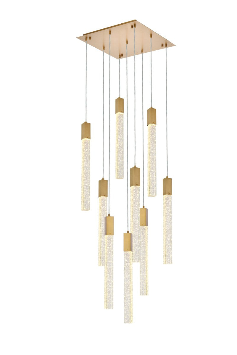Elegant Lighting Nine Light Pendant