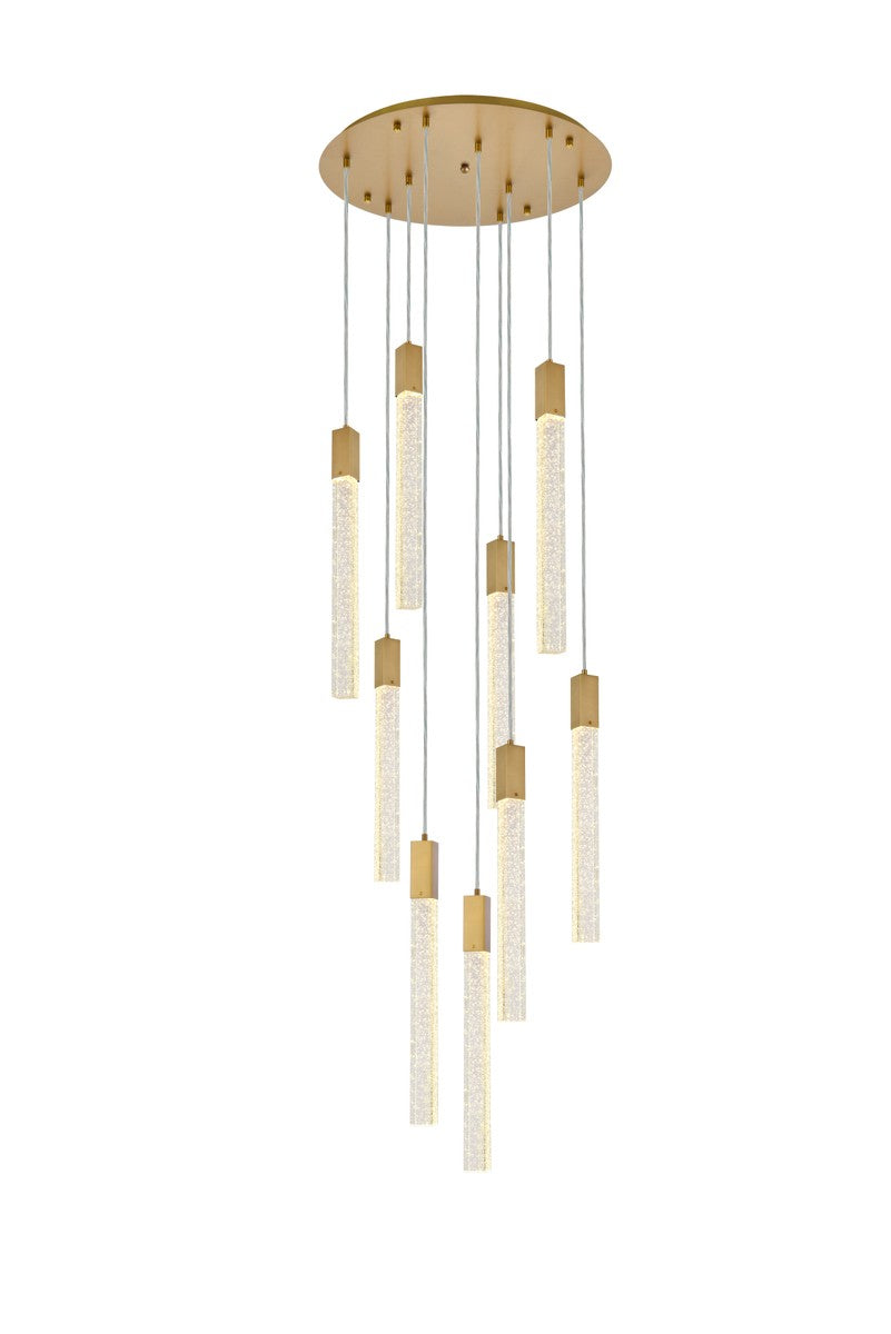 Elegant Lighting Nine Light Pendant