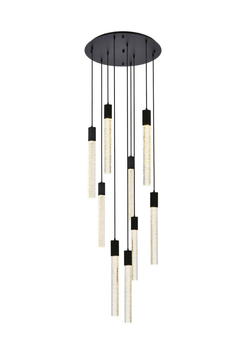 Elegant Lighting Nine Light Pendant