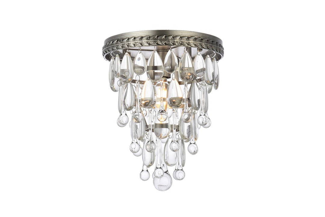 Elegant Lighting One Light Flush Mount