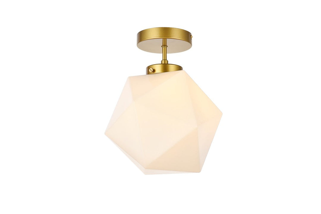 Elegant Lighting One Light Flush Mount