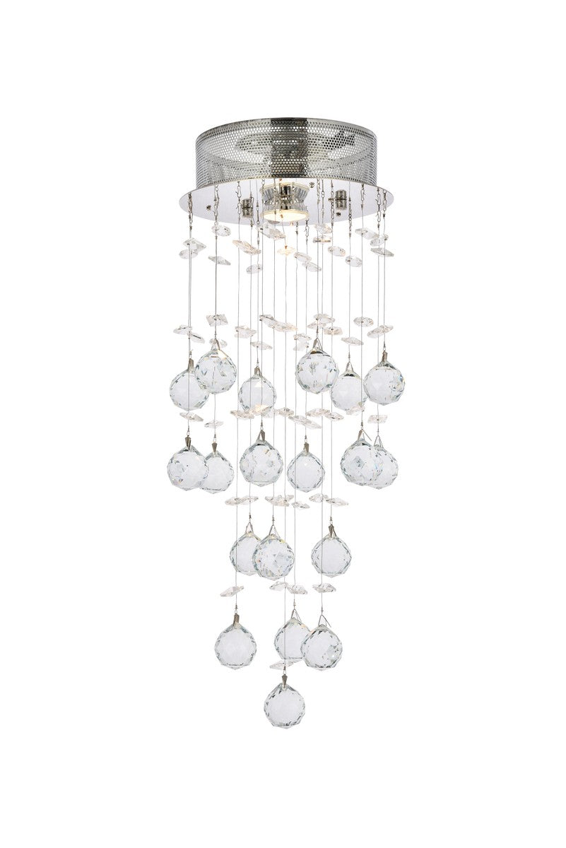 Elegant Lighting One Light Flush Mount