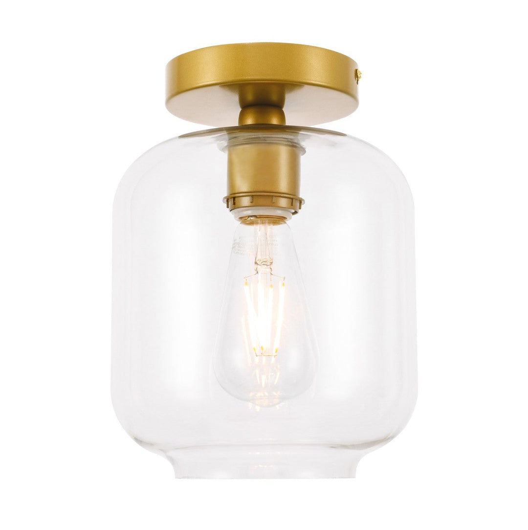 Elegant Lighting One Light Flush Mount