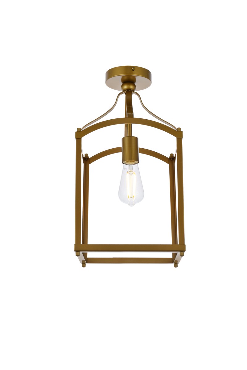 Elegant Lighting One Light Flush Mount