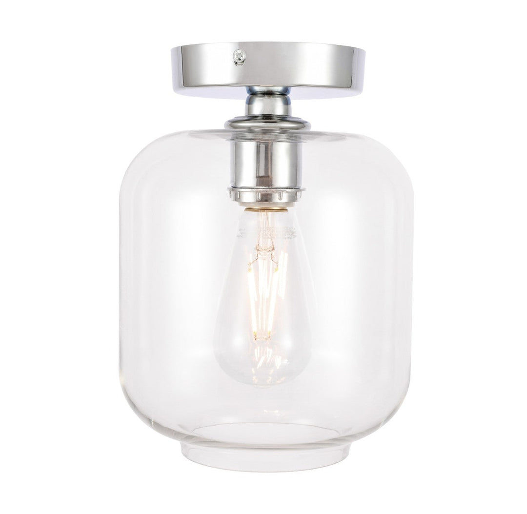 Elegant Lighting One Light Flush Mount