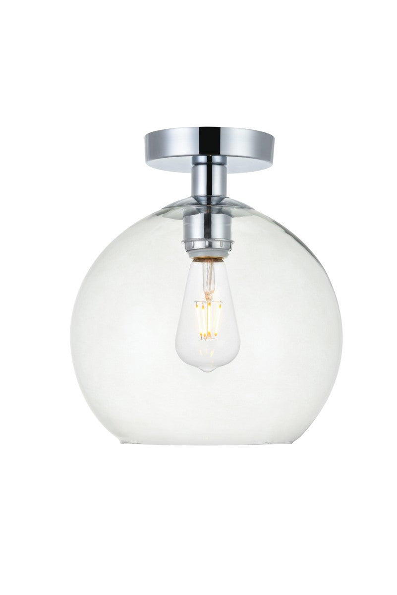 Elegant Lighting One Light Flush Mount