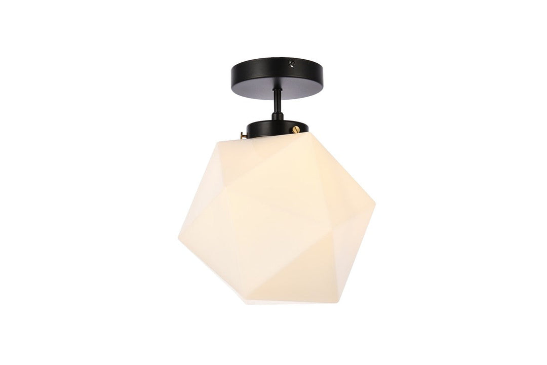 Elegant Lighting One Light Flush Mount