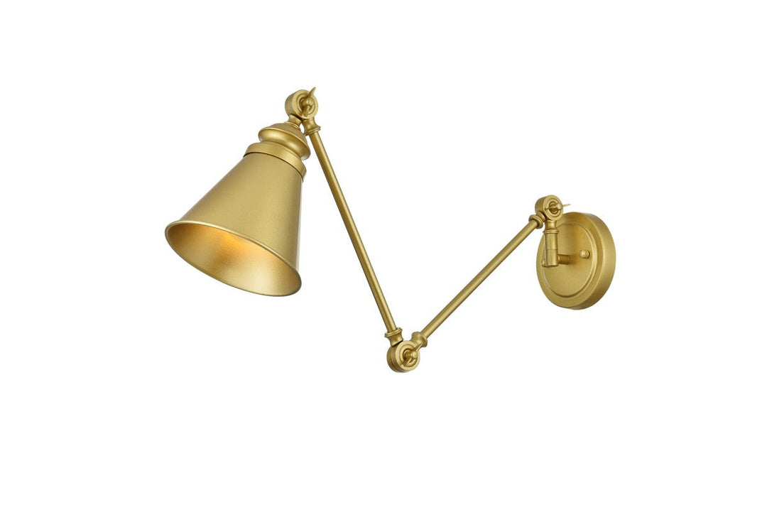 Elegant Lighting One Light Swing Arm Wall Sconce