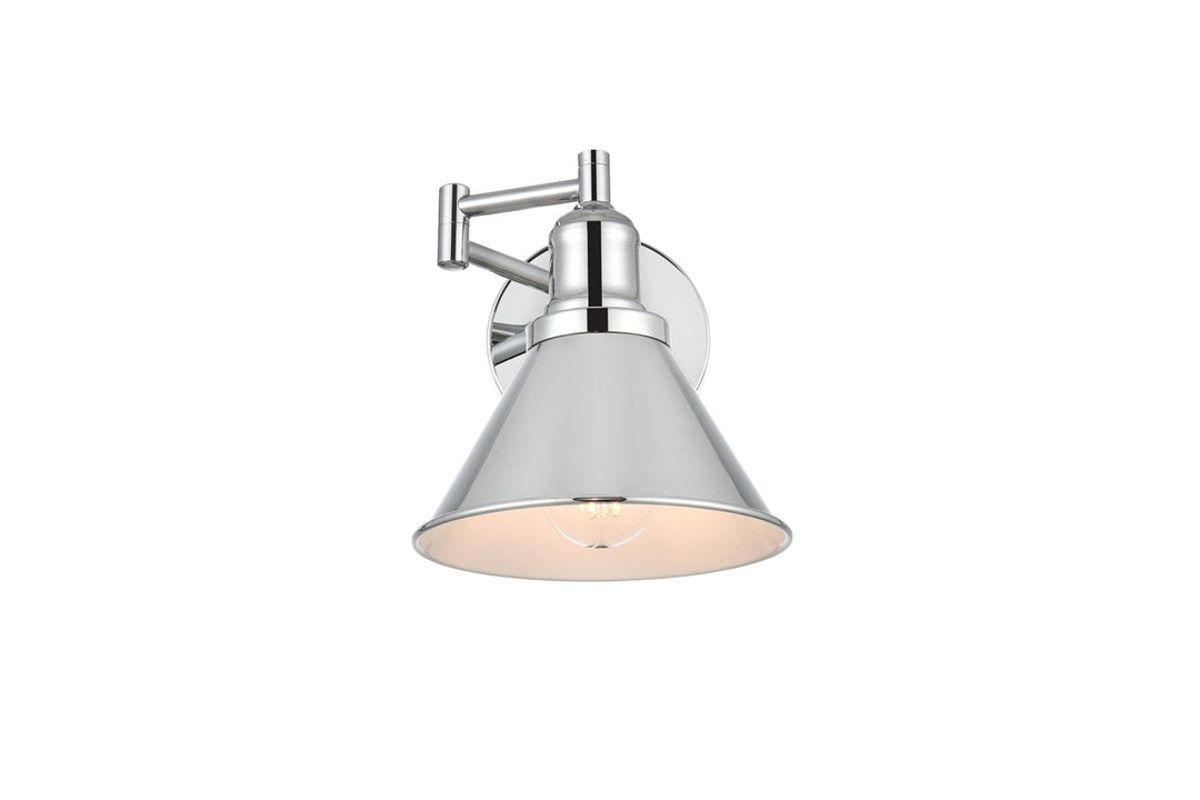 Elegant Lighting One Light Swing Arm Wall Sconce