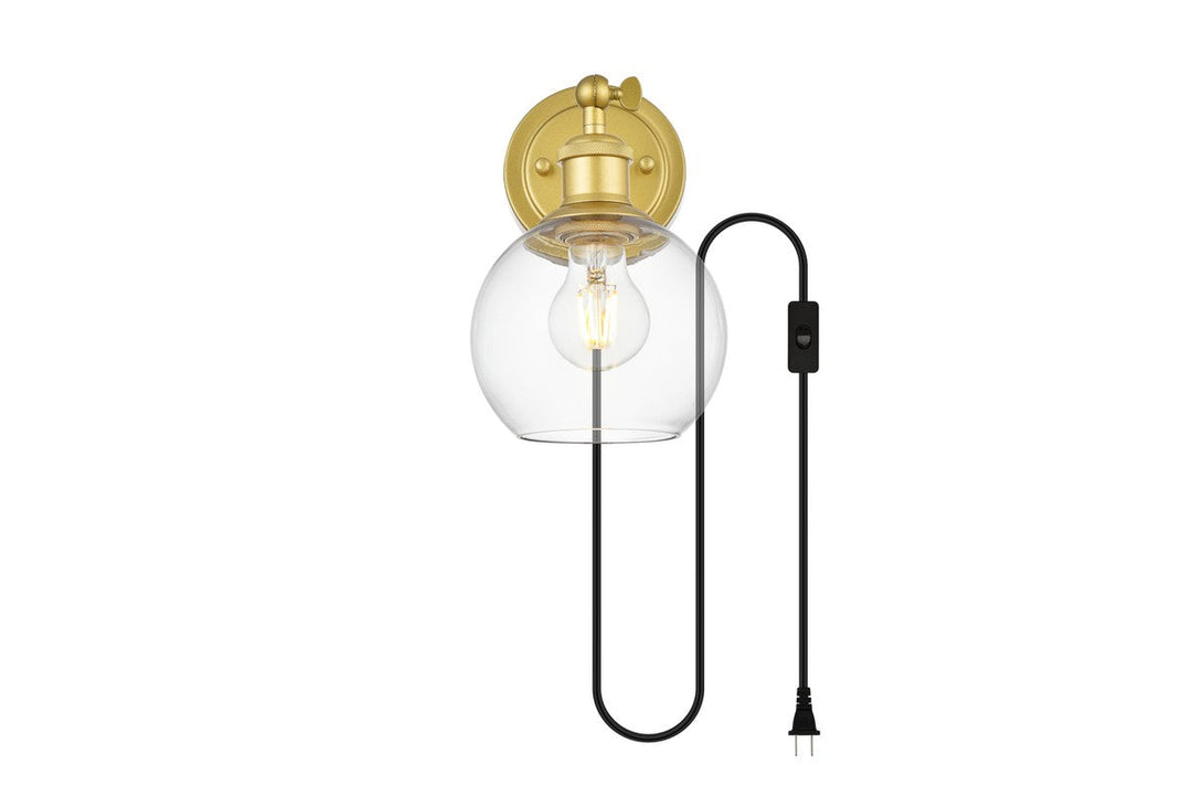 Elegant Lighting One Light Wall Sconce