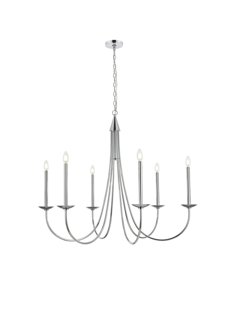 Elegant Lighting Six Light Chandelier