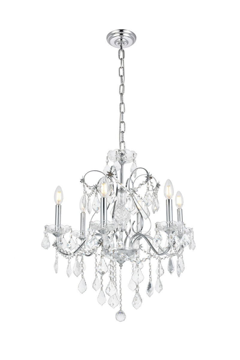 Elegant Lighting Six Light Chandelier