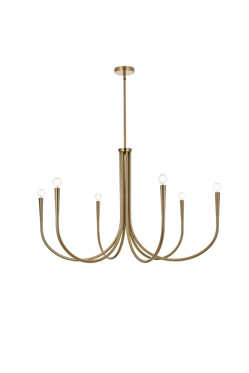 Elegant Lighting Six Light Chandelier