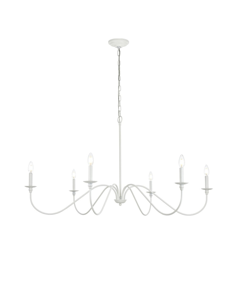 Elegant Lighting Six Light Chandelier