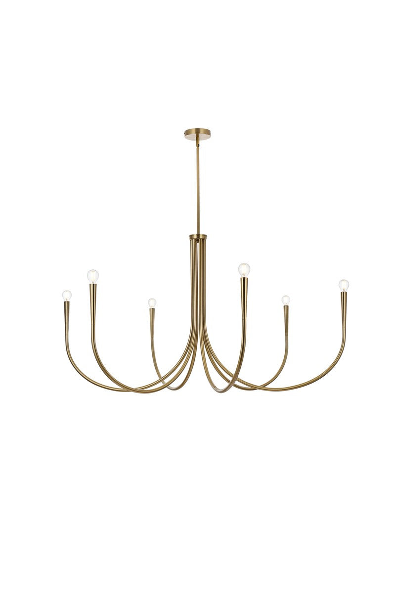 Elegant Lighting Six Light Chandelier