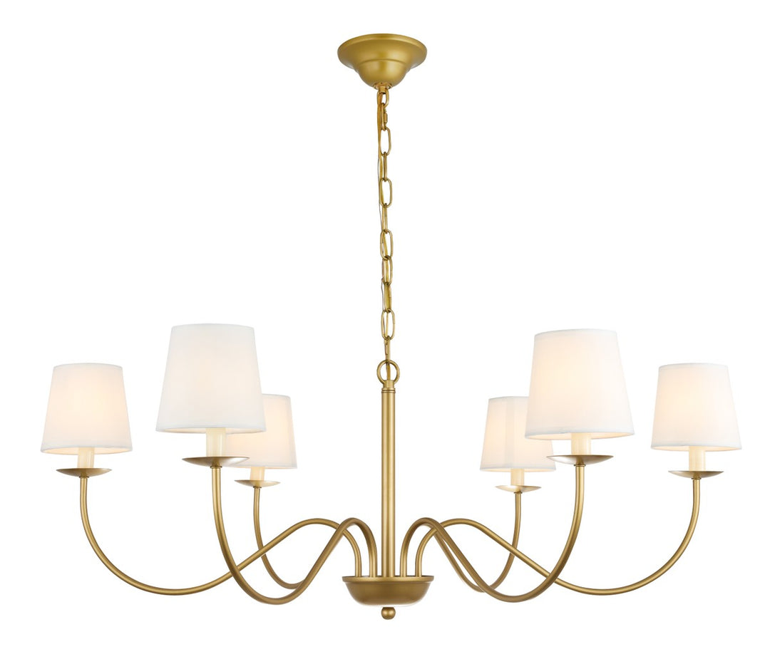 Elegant Lighting Six Light Chandelier