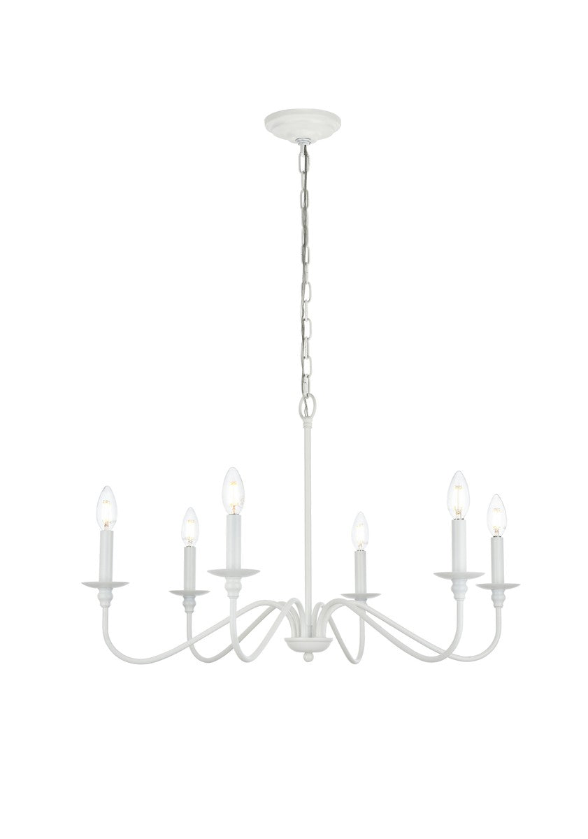 Elegant Lighting Six Light Chandelier