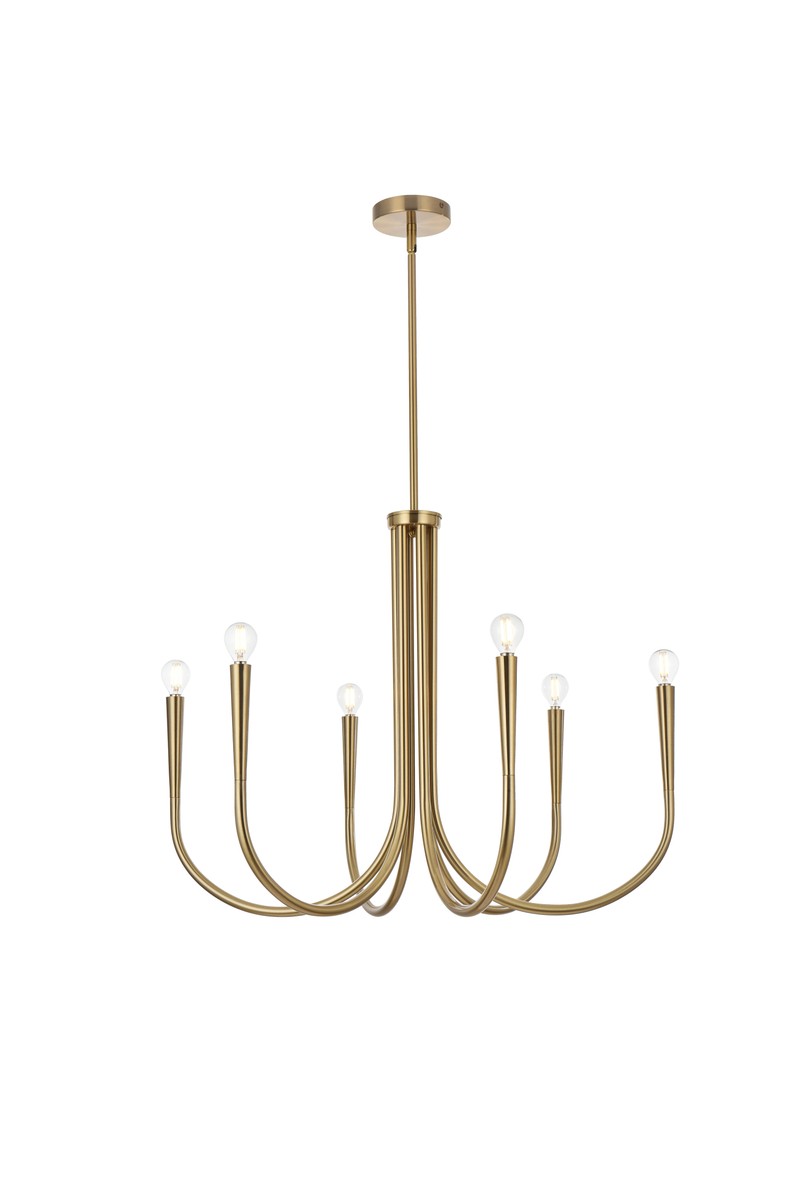 Elegant Lighting Six Light Chandelier