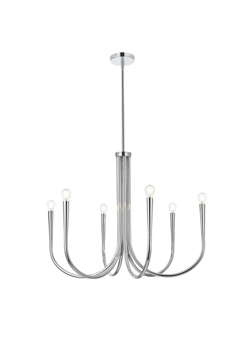 Elegant Lighting Six Light Chandelier