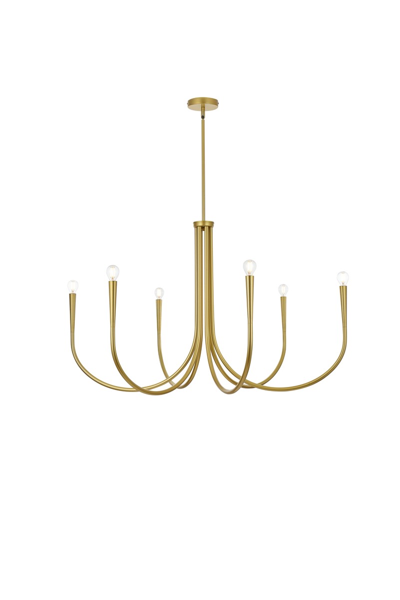 Elegant Lighting Six Light Chandelier