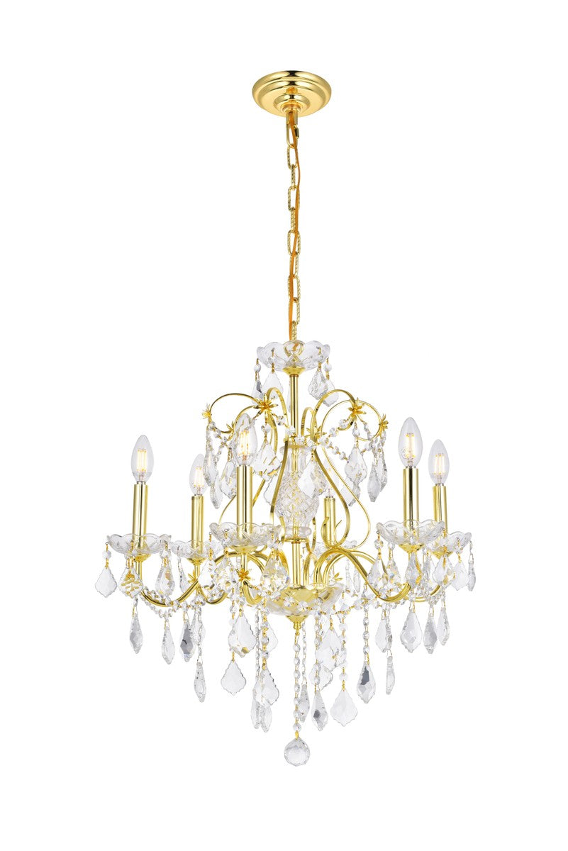 Elegant Lighting Six Light Chandelier