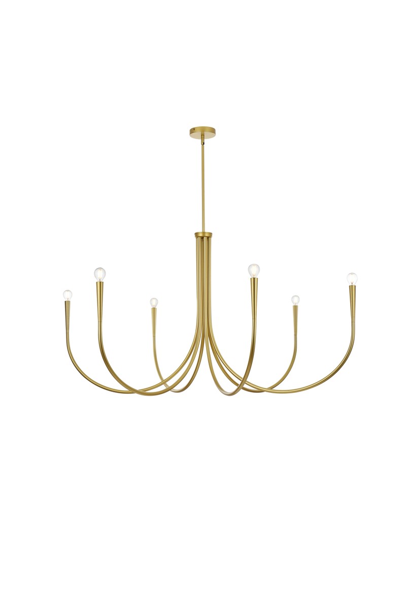 Elegant Lighting Six Light Chandelier