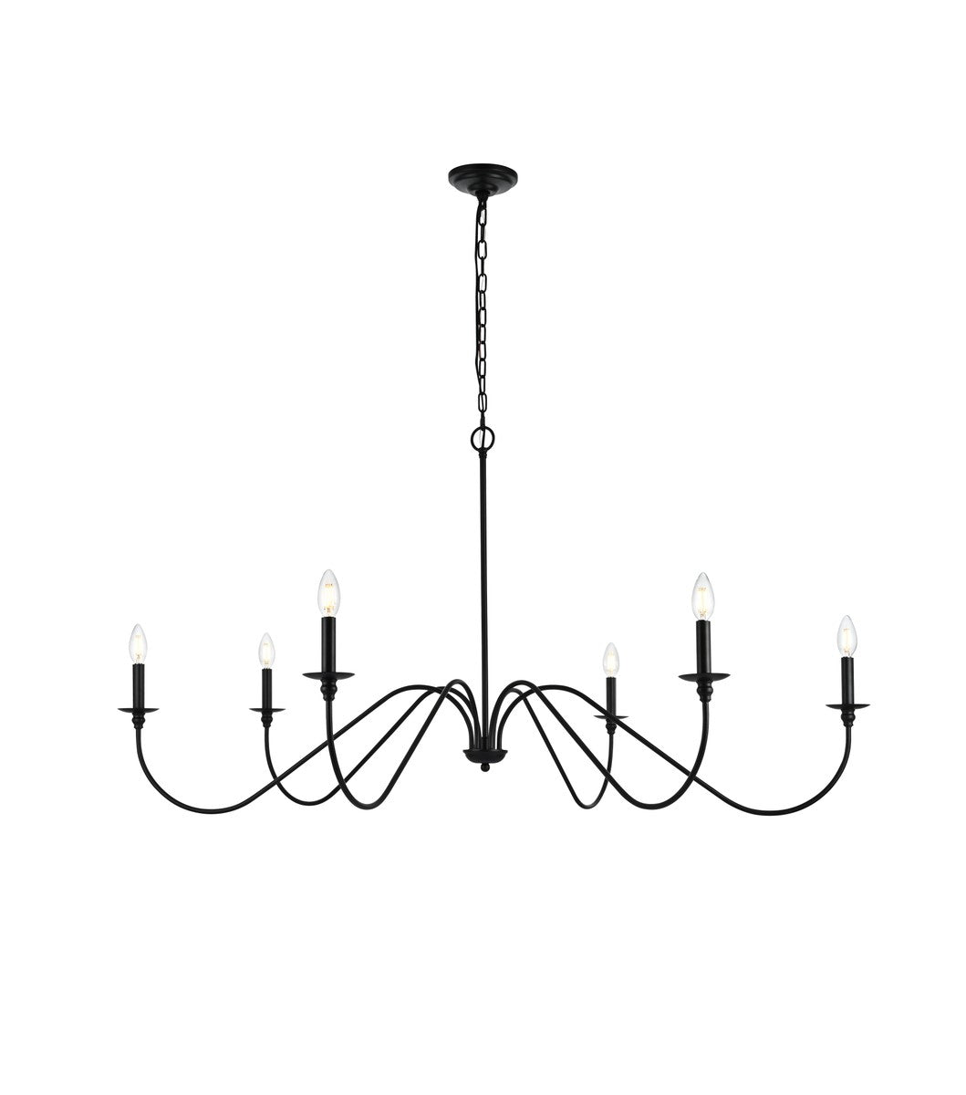 Elegant Lighting Six Light Chandelier