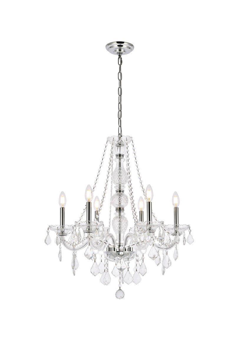 Elegant Lighting Six Light Chandelier