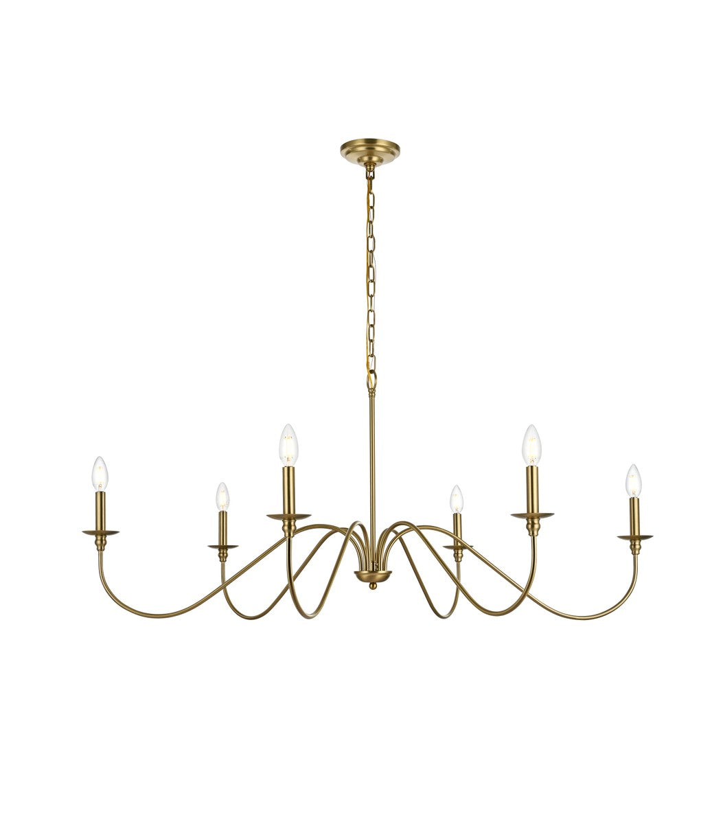 Elegant Lighting Six Light Chandelier