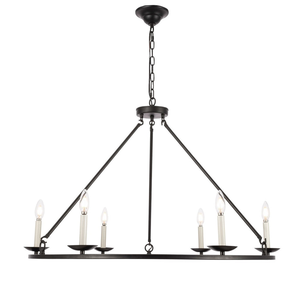 Elegant Lighting Six Light Chandelier