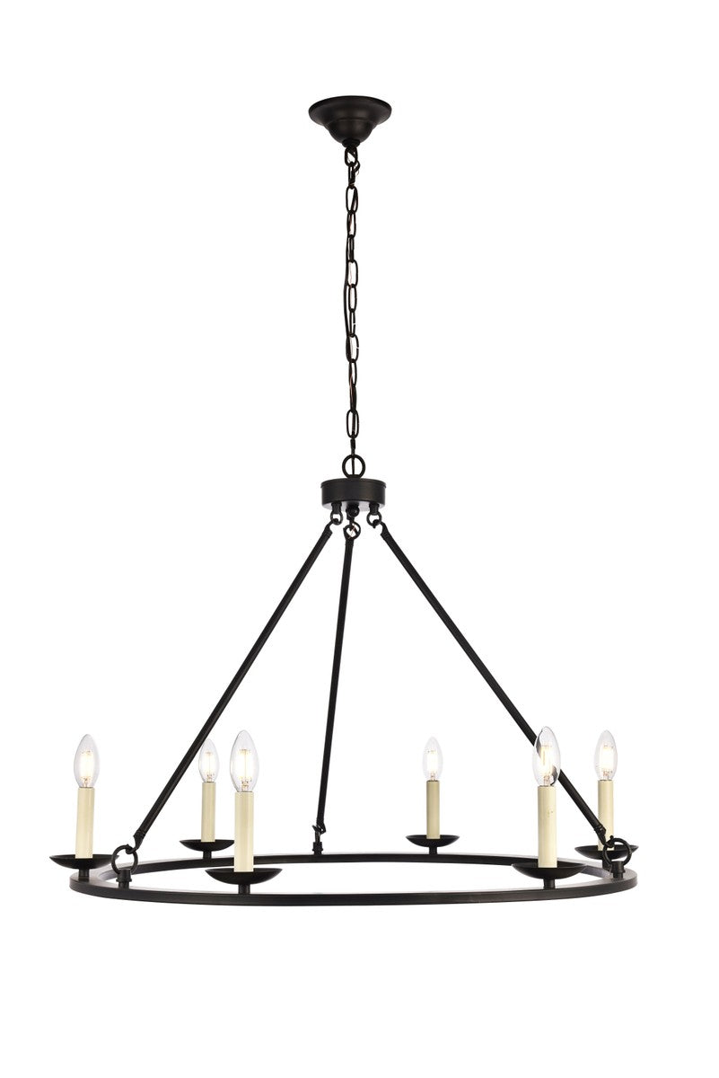 Elegant Lighting Six Light Chandelier