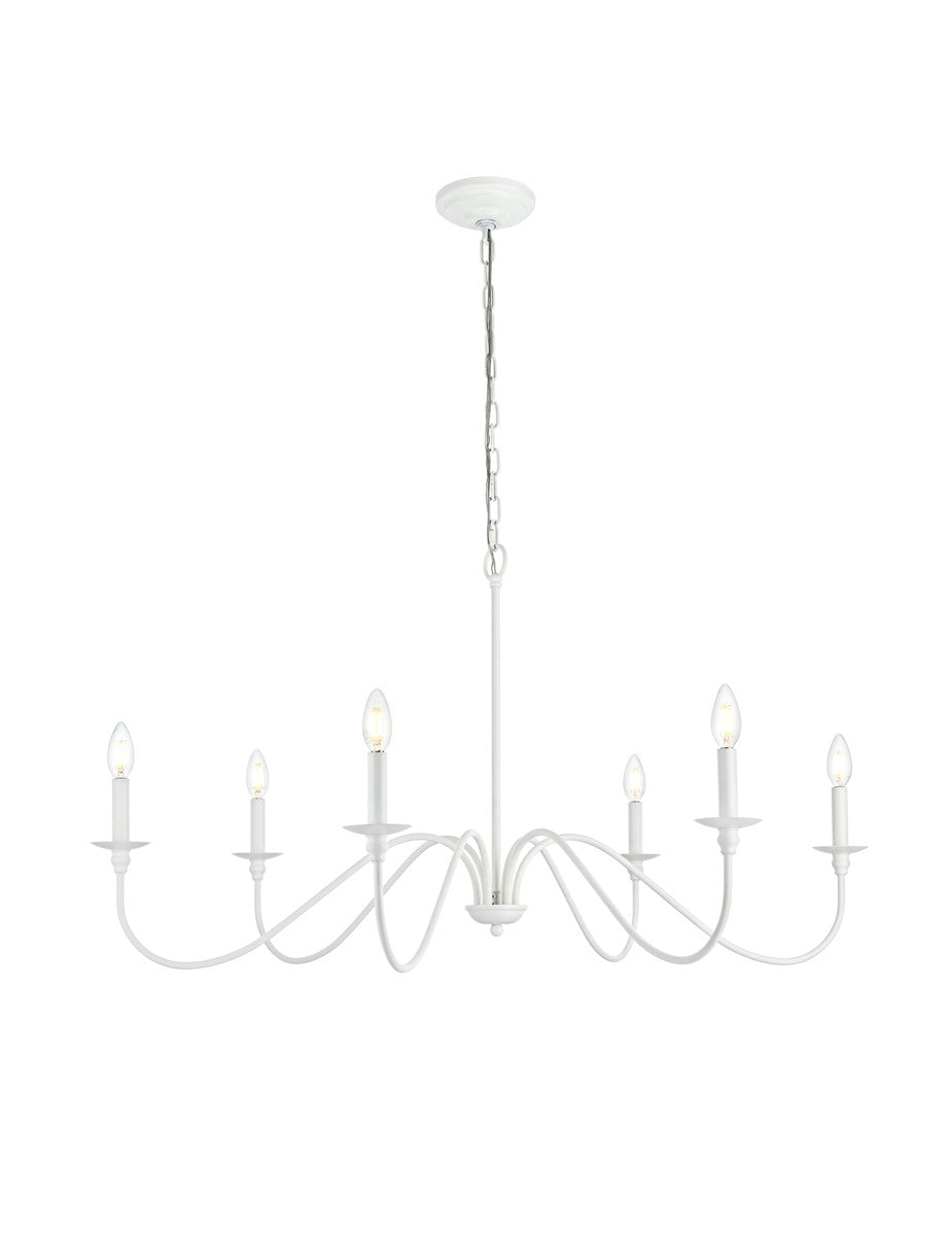 Elegant Lighting Six Light Chandelier
