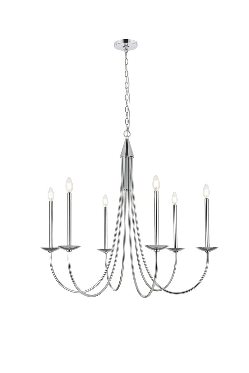 Elegant Lighting Six Light Chandelier