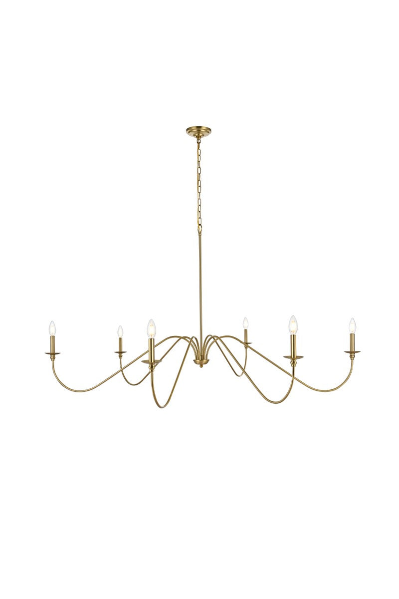 Elegant Lighting Six Light Chandelier
