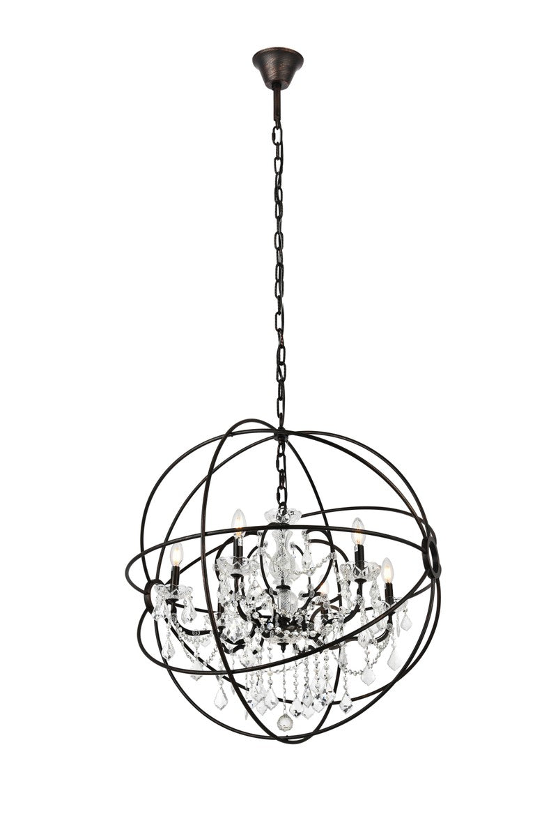 Elegant Lighting Six Light Chandelier