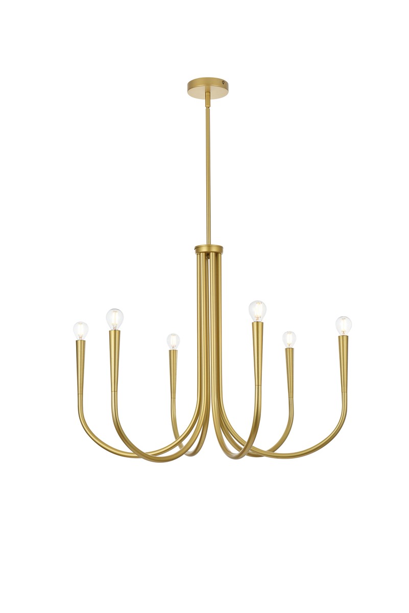 Elegant Lighting Six Light Chandelier