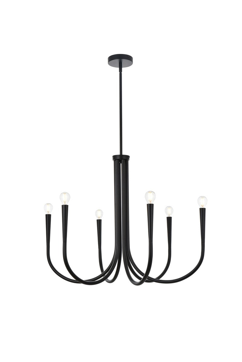 Elegant Lighting Six Light Chandelier